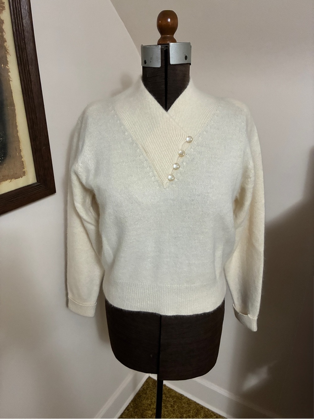 Vintage Angora and Lambs Wool Sweater